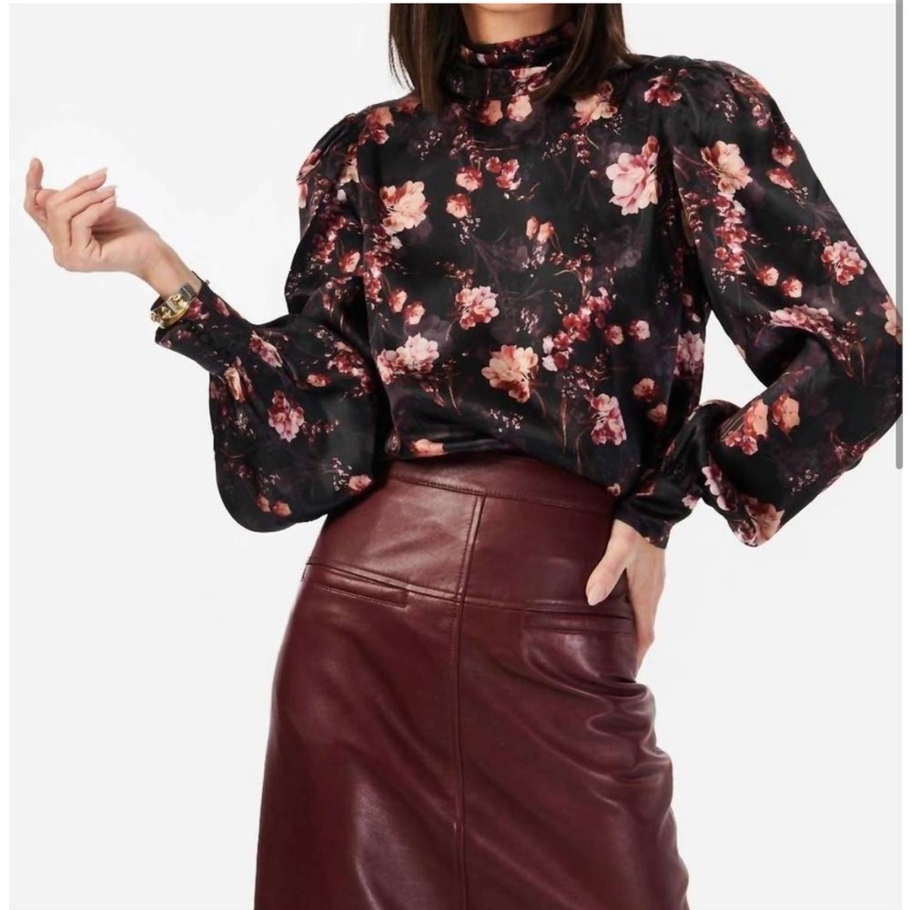 🆕Cami NYC Floral Black Blouse